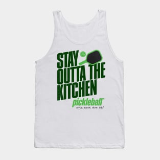 Stay Outta the Kitchen Pickleball Humor Tank Top